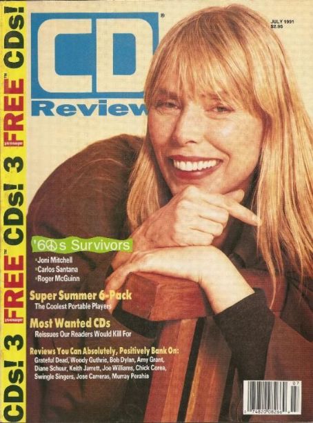 Joni Mitchell - CD Review Magazine Cover [United States] (July 1991)