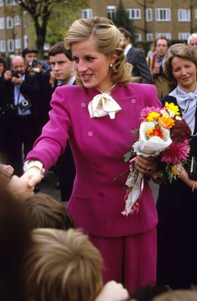 Princess Diana visiting the National Deaf, Blind and Rubella ...