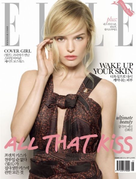 Kate Bosworth, Elle Magazine February 2012 Cover Photo - South Korea