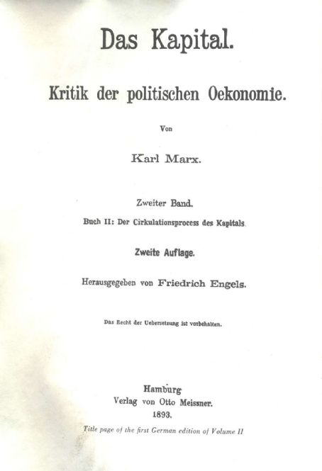 Capital, Volume II