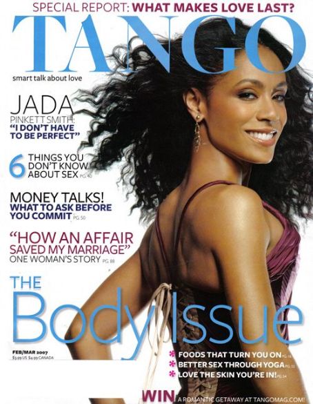 Jada Pinkett Smith Tango Magazine February 2007 Cover Photo United States