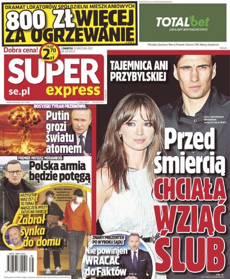 Anna Przybylska - Super Express Magazine Cover [Poland] (22 September 2022)