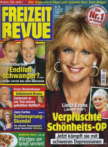Linda Evans - Freizeit Revue Magazine Cover [Germany] (25 April 2012)