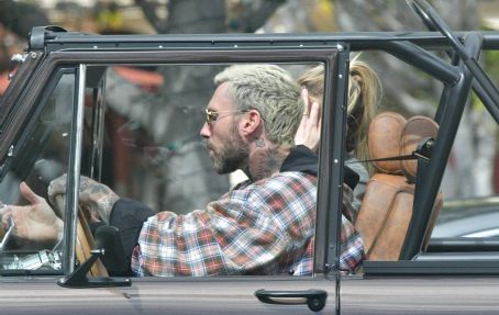 Behati Prinsloo – Steps out with Adam Levine in Montecito