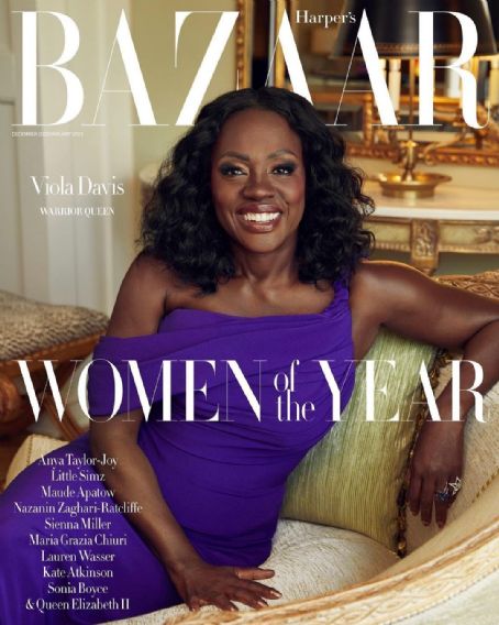 Viola Davis - Harper's Bazaar Magazine Cover [United Kingdom] (December 2022)