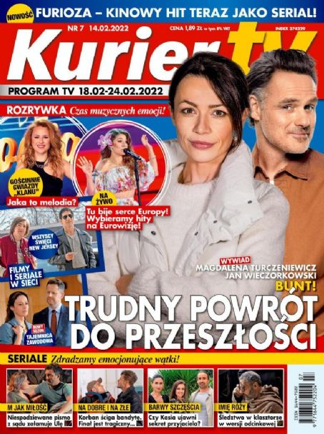 Jan Wieczorkowski, Magdalena Turczeniewicz, Kurier TV Magazine 18 ...