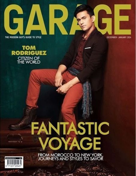 Tom Rodriguez - Garage Magazine Cover [Philippines] (January 2014)