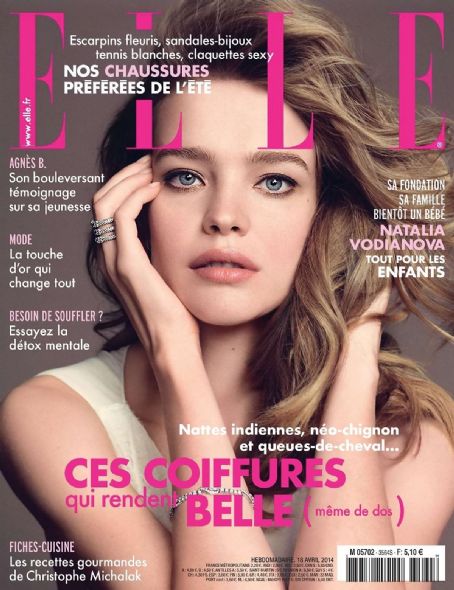 Natalia Vodianova, Elle Magazine 18 April 2014 Cover Photo - France