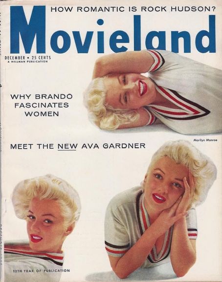 Marilyn Monroe - Movieland Magazine [United States] (December 1955)