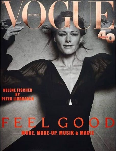 Helene Fischer Vogue Magazine January 2019 Cover Photo Germany