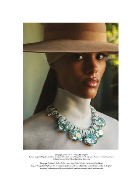 Tina Kunakey - Elle Magazine Pictorial [United Arab Emirates] (October 2021)