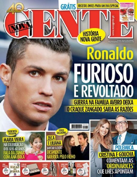 Cristiano Ronaldo, Nova Gente Magazine 02 March 2017 Cover Photo - Portugal