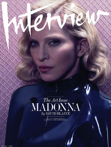 Madonna, Interview Magazine December 2014 Cover Photo - United States