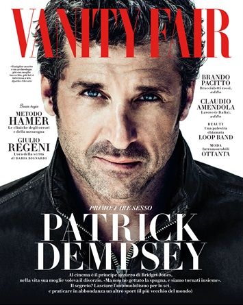 Patrick Dempsey, Vanity Fair Magazine 21 September 2016 Cover Photo - Italy