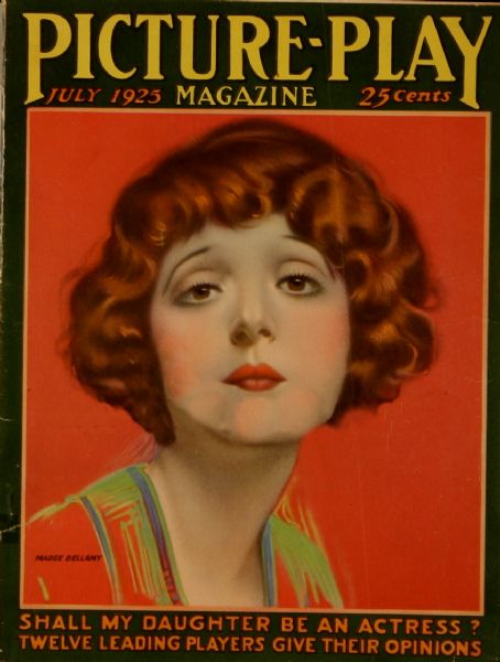 Madge Bellamy, Picture Play Magazine July 1925 Cover Photo - United States