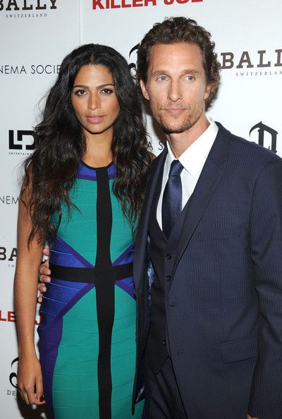 Camila Alves And Matthew McConaughey: Cinema Society With Bally ...