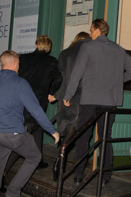 Taylor Swift and Joe Alwyn arriving back at her apartment in New York City
