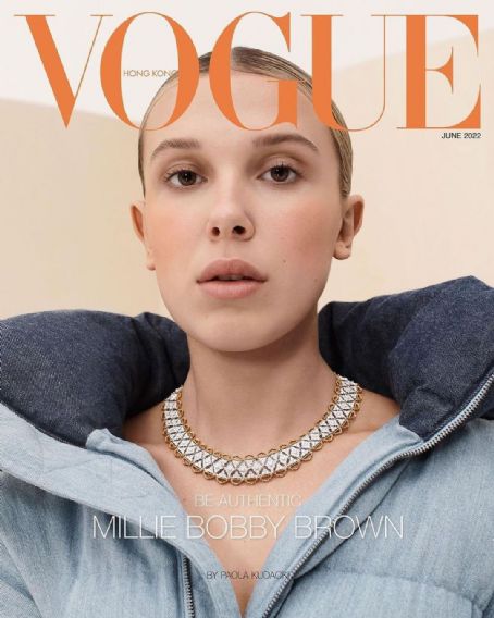 Millie Bobby Brown, Vogue Magazine June 2022 Cover Photo - Hong Kong