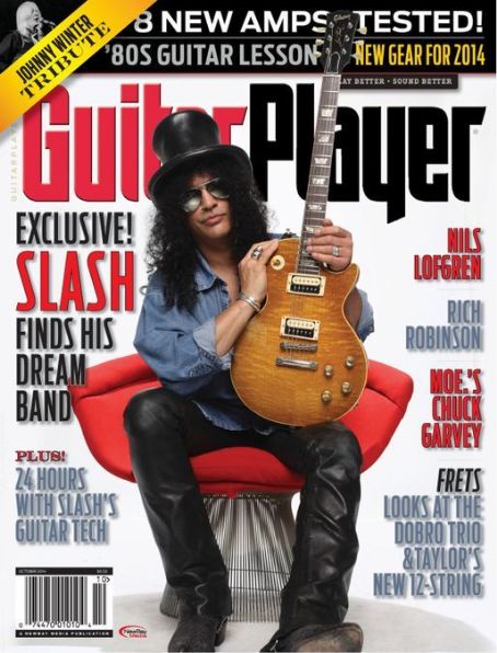 Slash, Guitar Player Magazine October 2014 Cover Photo - United States