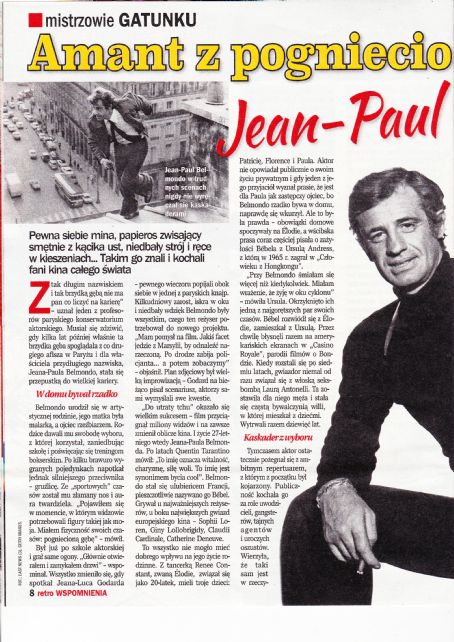 Jean-Paul Belmondo - Retro Wspomnienia Magazine Pictorial [Poland] (July 2019)