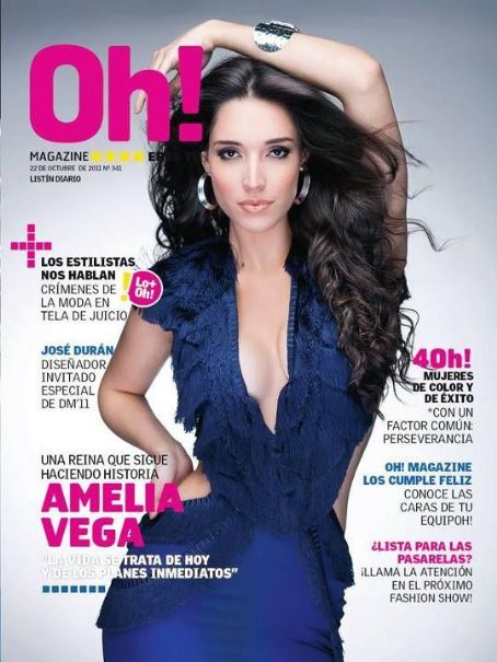 Amelia Vega - Oh! Magazine Cover [Dominican Republic] (22 October 2011)