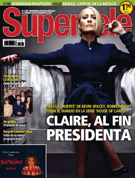 Robin Wright - Supertele Magazine Cover [Spain] (3 November 2018)
