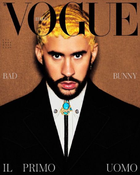 Bad Bunny, Vogue Magazine July 2024 Cover Photo - Italy