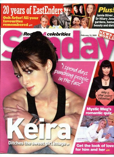 Keira Knightley - Sunday Magazine Cover [United Kingdom] (13 February 2005)