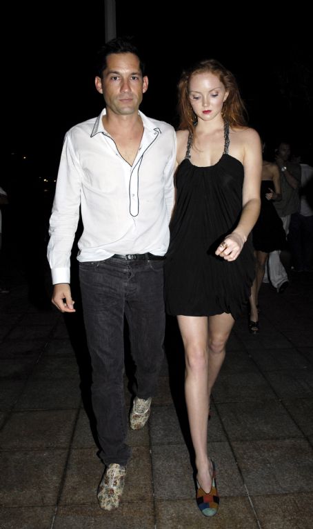 Lily Cole and Enrique Murciano new year in St Barths December 31, 2009