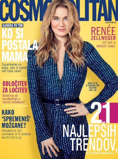 Renée Zellweger, Cosmopolitan Magazine November 2016 Cover Photo - Slovenia