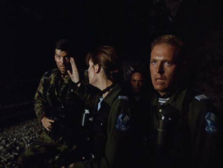 Alexandra Paul as Sabrina Carver in Death Train and Nightwatch