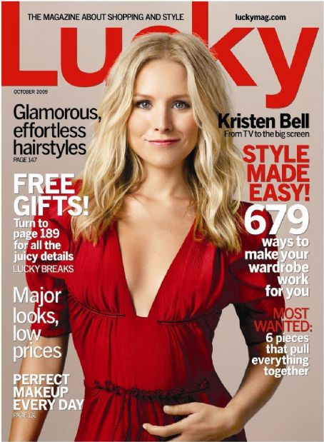 Kristen Bell - Lucky Magazine October '09 Cover | Kristen Bell Picture ...