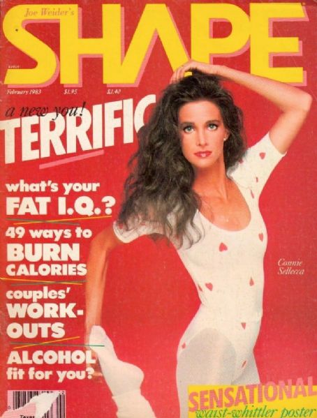 Connie Sellecca, Shape Magazine February 1983 Cover Photo - United States