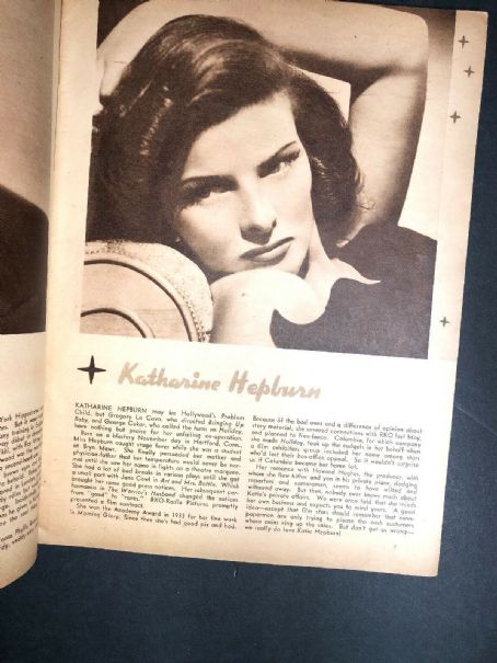 Katharine Hepburn Screen Album Magazine Pictorial United States June 1938 Famousfix 8163