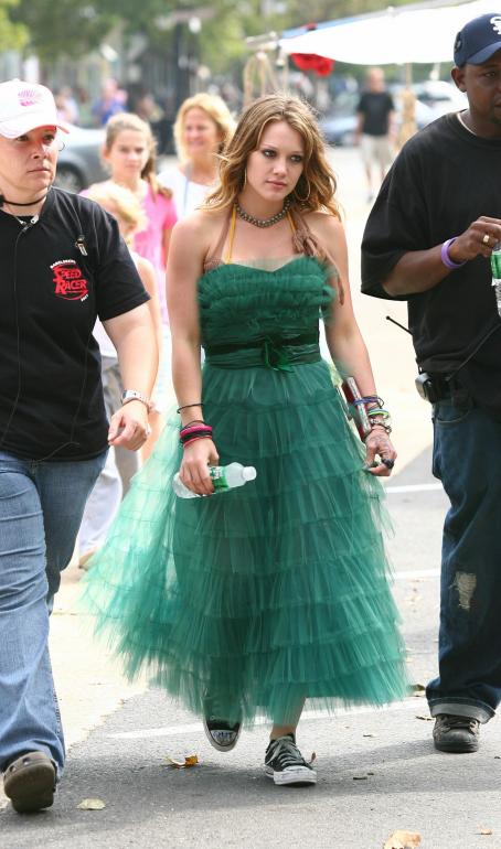 Hilary Duff Filming Greta October 23, 2007 – Star Style