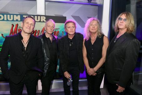 Joe Elliott of Def Leppard speaks during the press conference for THE STADIUM TOUR DEF LEPPARD - MOTLEY CRUE - POISON at SiriusXM Studios on December 04, 2019 in Los Angeles, California