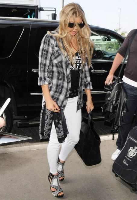 Fergie wears Saint Laurent - New York City, June 9, 2014
