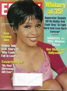 Whitney Houston, Ebony Magazine December 1998 Cover Photo - United States