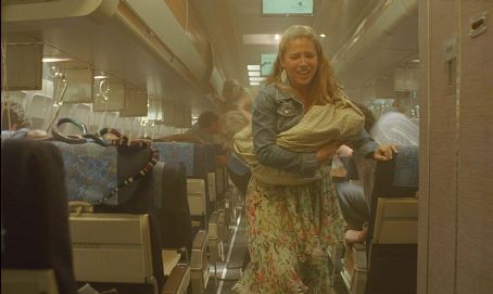 Elsa Pataky stars as “Maria” in New Line Cinema’s intense action feature Snakes On A Plane. Photo Credit: James Dittiger 2005/New Line Productions