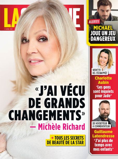Michèle Richard, LA Semaine Magazine 02 April 2021 Cover Photo - Canada