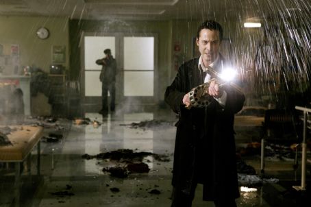 KEANU REEVES in Warner Bros. Pictures’ supernatural thriller Constantine,” also starring Rachel Weisz. Photo by David James