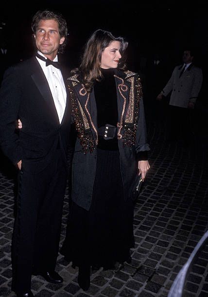 Parker Stevenson and Kirstie Alley - The 47th Annual Golden Globe Awards 1990