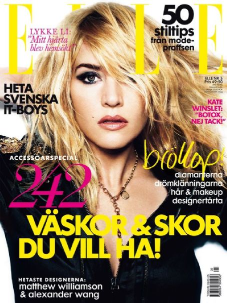 Kate Winslet, Elle Magazine May 2009 Cover Photo - Sweden