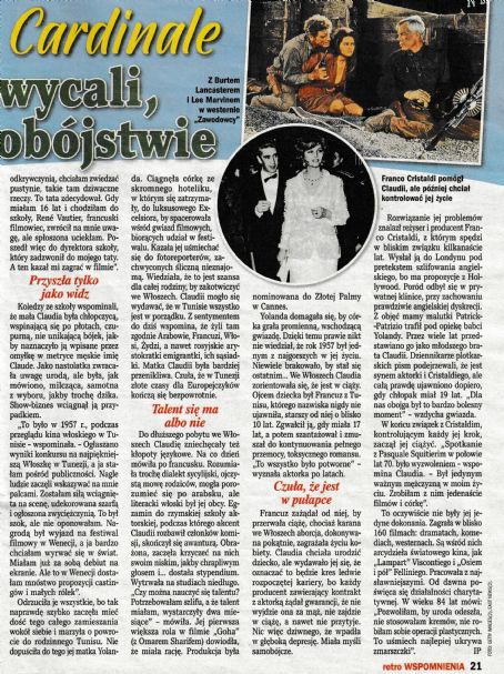 Claudia Cardinale - Retro Wspomnienia Magazine Pictorial [Poland] (January 2023)