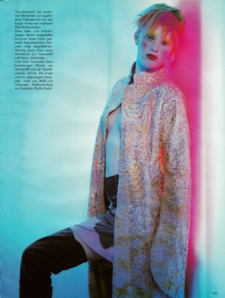 Karen Elson - Vogue Magazine Pictorial [Germany] (July 1999)