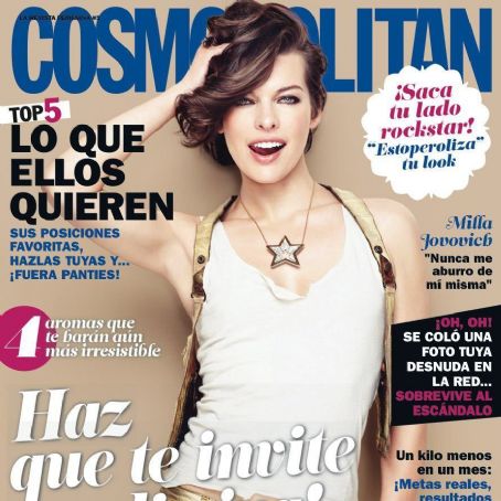Milla Jovovich, Cosmopolitan Magazine December 2012 Cover Photo - Ecuador
