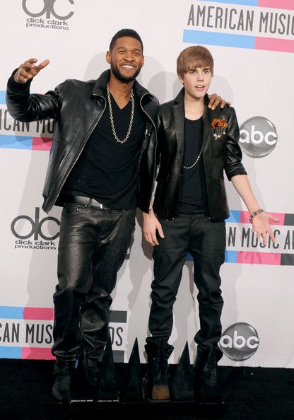 Usher & Justin Bieber - FamousFix