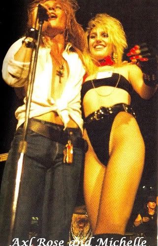 Axl Rose and Michelle Young