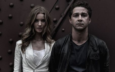 Shia LaBeouf and Rosie Huntington-Whiteley