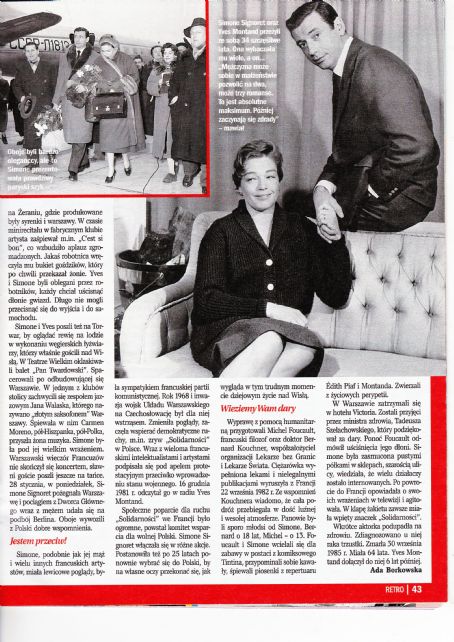 Simone Signoret - Retro Magazine Pictorial [Poland] (May 2019)